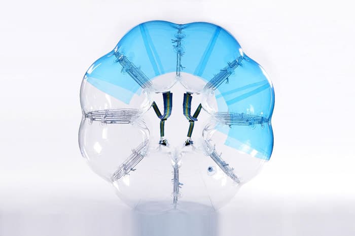 Premium Bubble Soccer Ball - close up showing quality construction