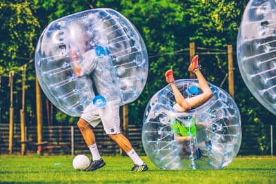 Bubble ball collision